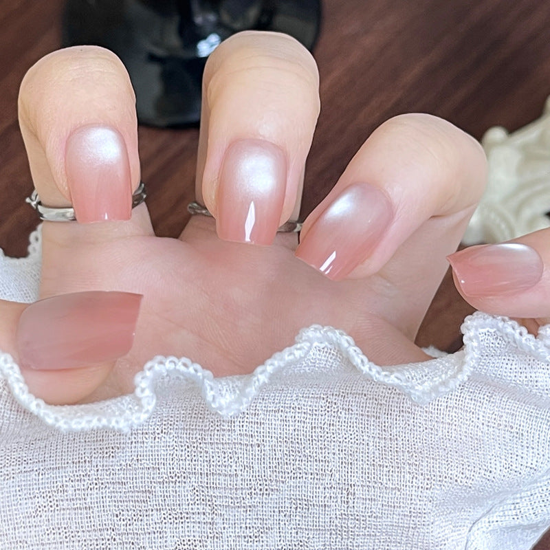 Premium Glossy Nail Extensions Bowlift