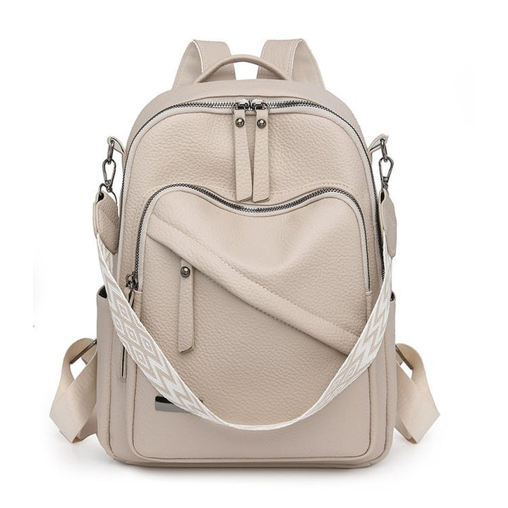 Stylish Leather Backpack Bowlift