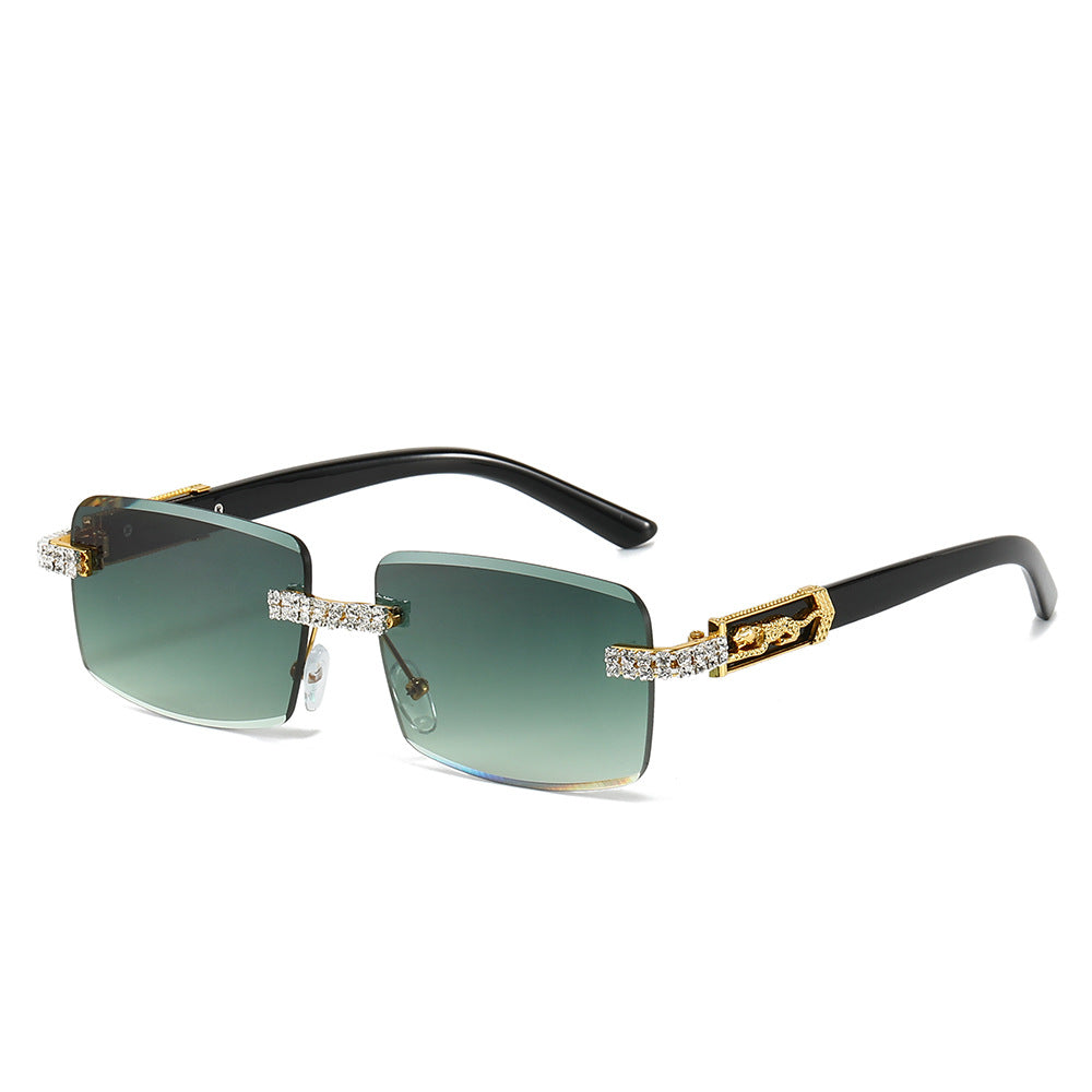 Decorative Square Frame Fashion Sunglasses Bowlift
