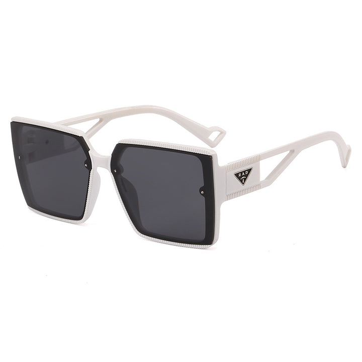 Women's fashionable square sunglasses with unique frame structure Bowlift