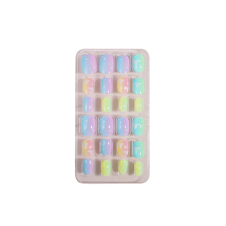 Gradient Press-On Nail Set Bowlift
