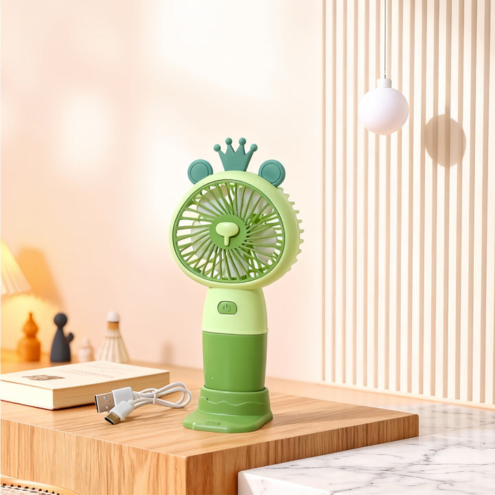 Women Portable Animal Mini USB Fan Bowlift