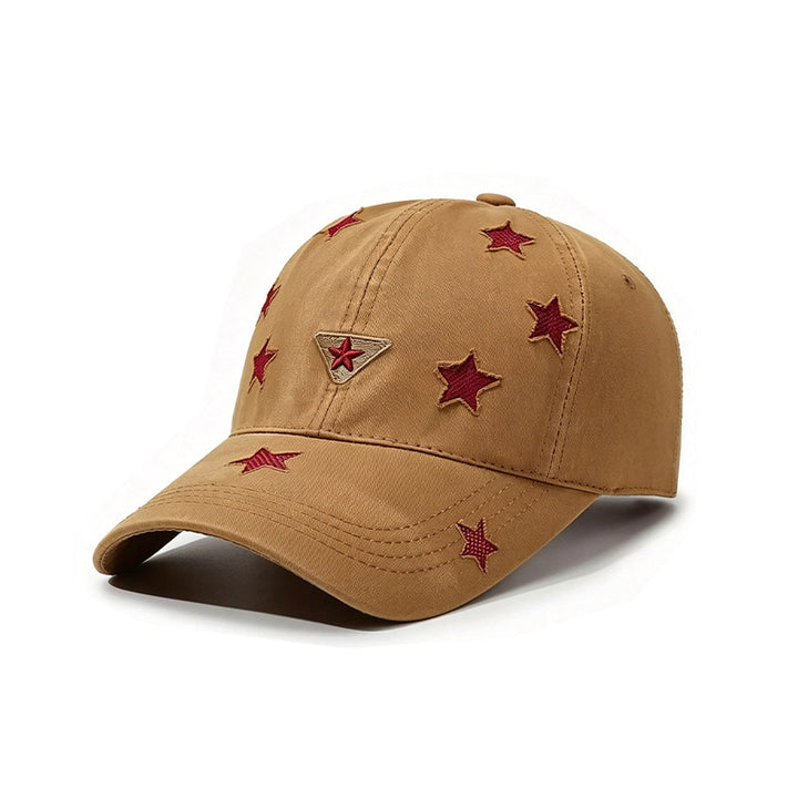 Women's Baseball Cap with Star Motif Bowlift
