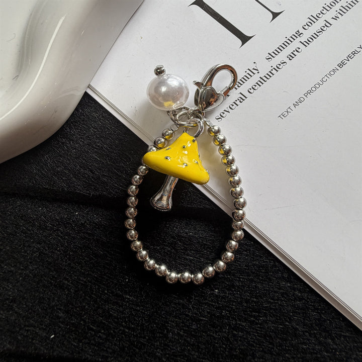 Decorative Mushroom Charm Keychain Bowlift