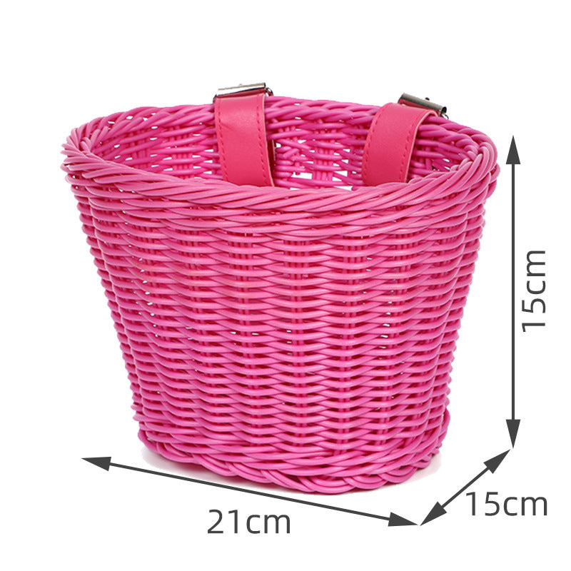 Stylish Woven Storage Basket with Handles Bowlift