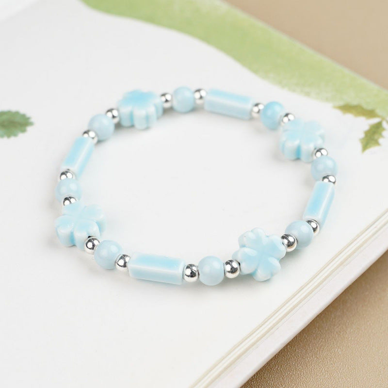 Heart-Shaped Beaded Bracelet Bowlift