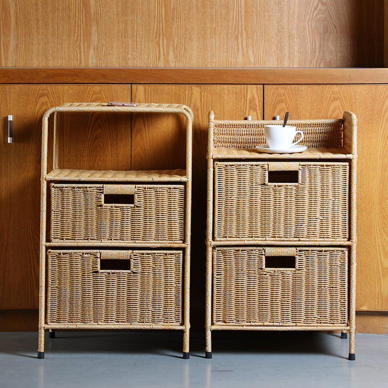 Multi-Tiered Woven Storage Unit Bowlift