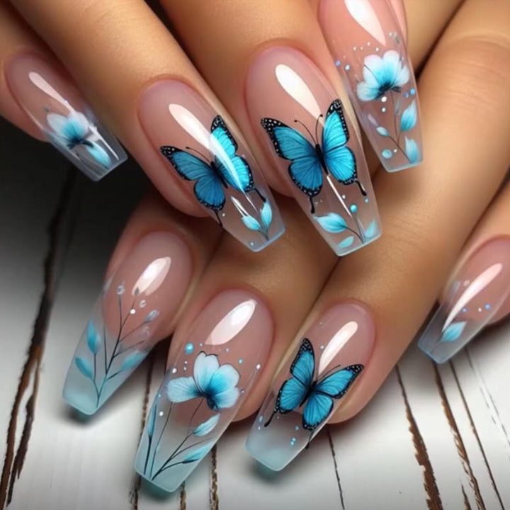 Artistic 3D Butterfly Nail Art Set Bowlift