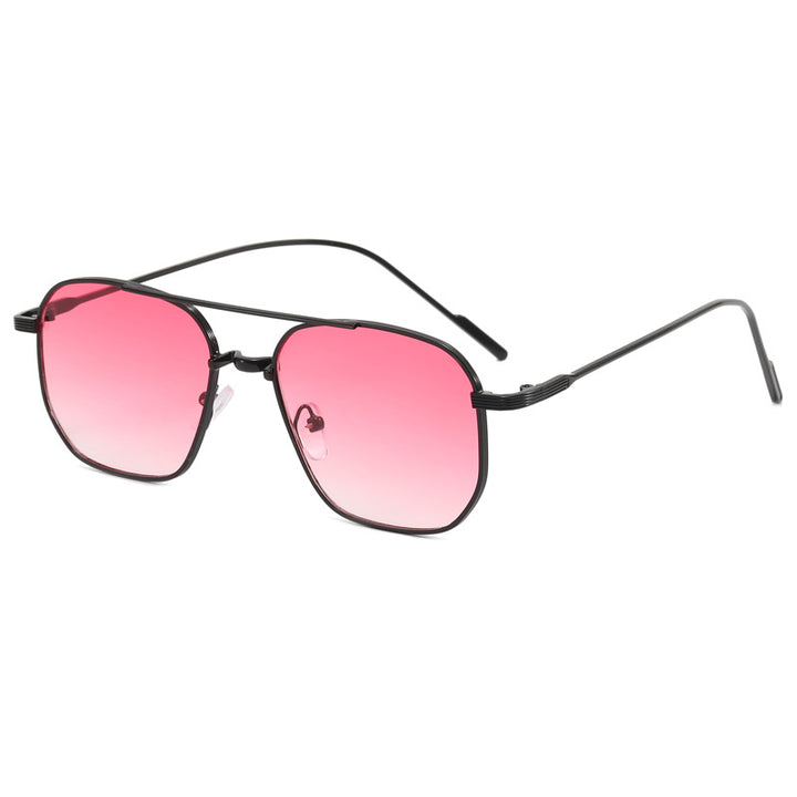 Women's fashionable geometric glasses with elegant metal frame Bowlift