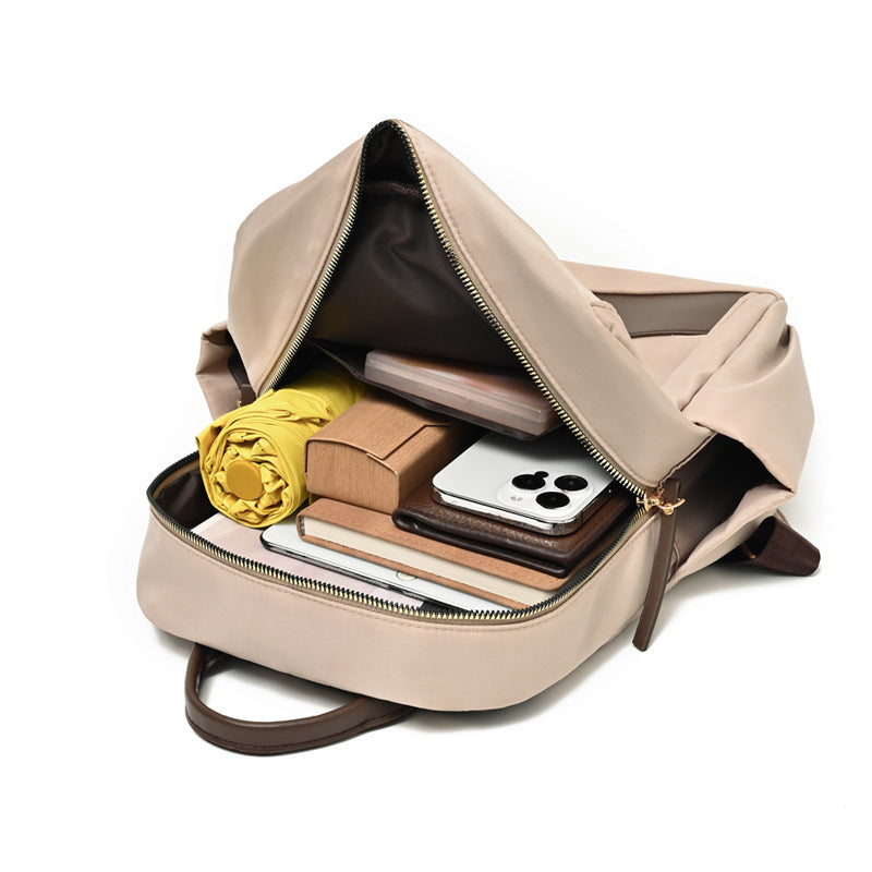 Elegant Backpack With Versatile Compartments Bowlift