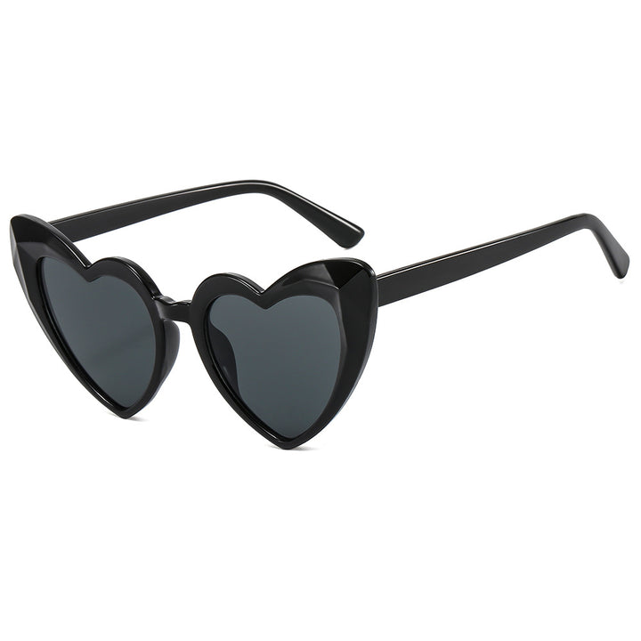 Women's fashionable heart sunglasses with UV protection Bowlift