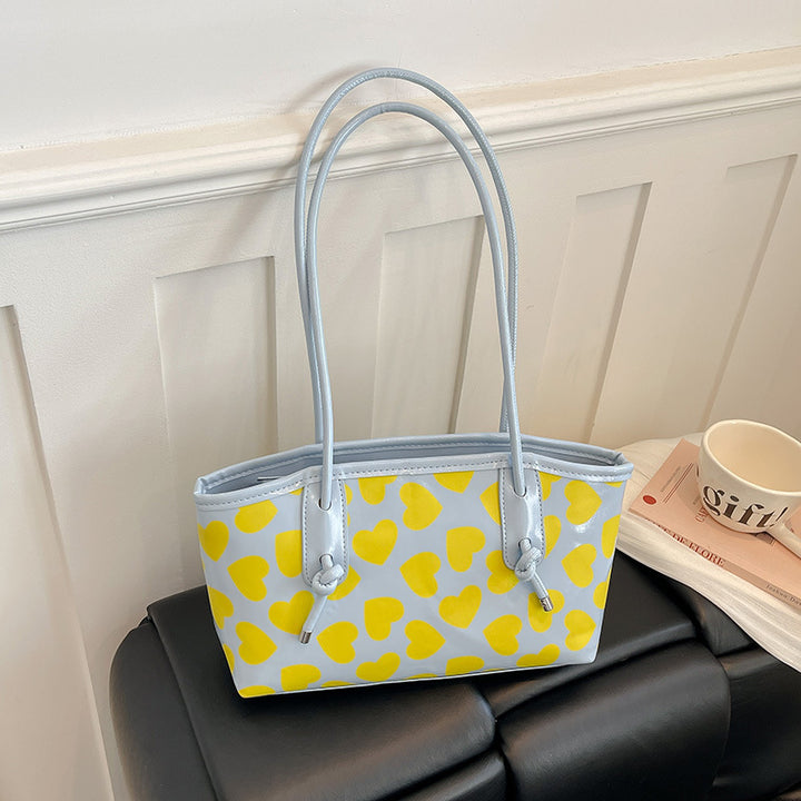 WoCasual Heart-Patterned Tote Bag Bowlift