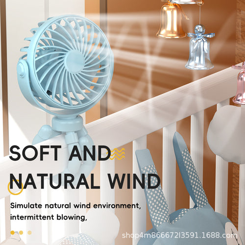 Flexible Tripod Mini Fan Bowlift