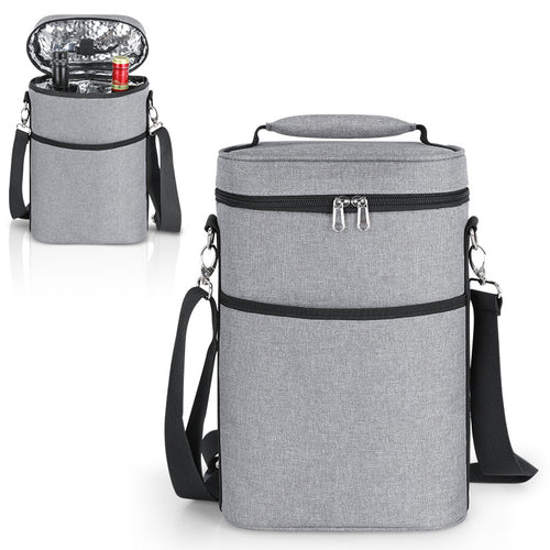 Insulated Beverage Cooler Carrier Bowlift