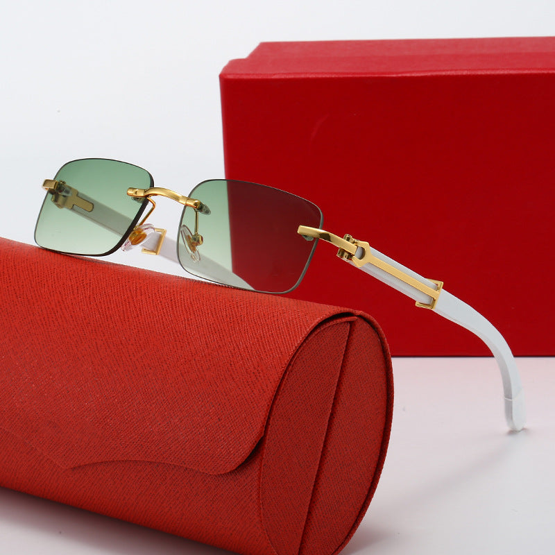 Women's fashionable sunglasses with elegant metal frame and polarized lenses Bowlift