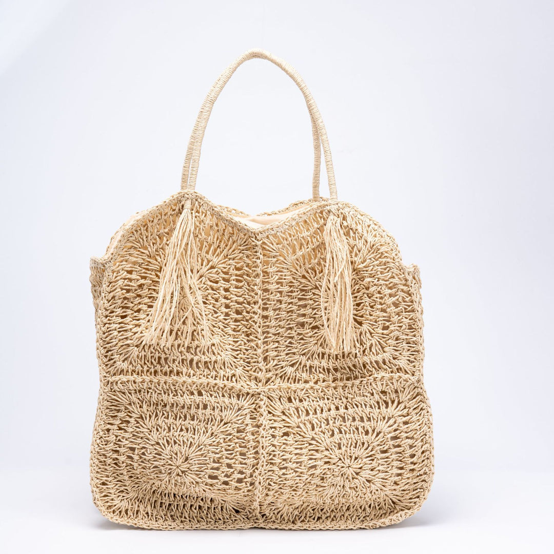 Braided Oversized Beach Bag Bowlift
