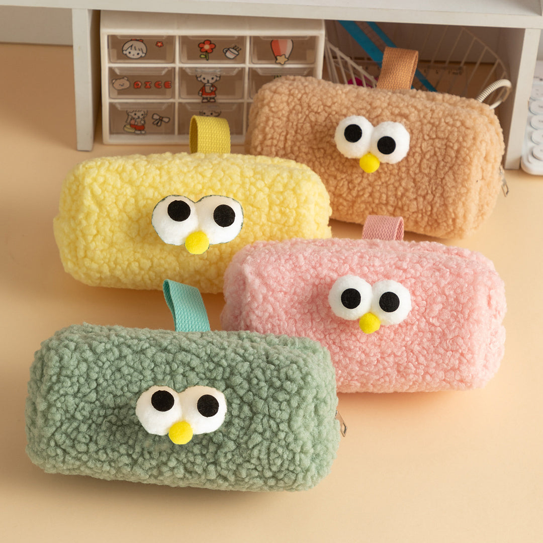 Plush Animal-Themed Pencil Case Bowlift