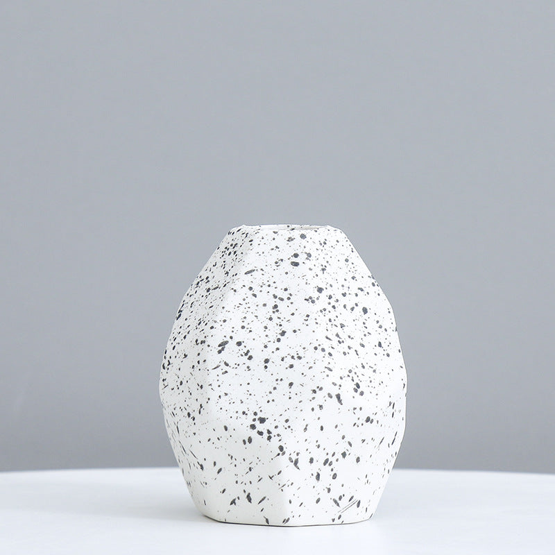 Geometric Decorative Ceramic Vase Bowlift