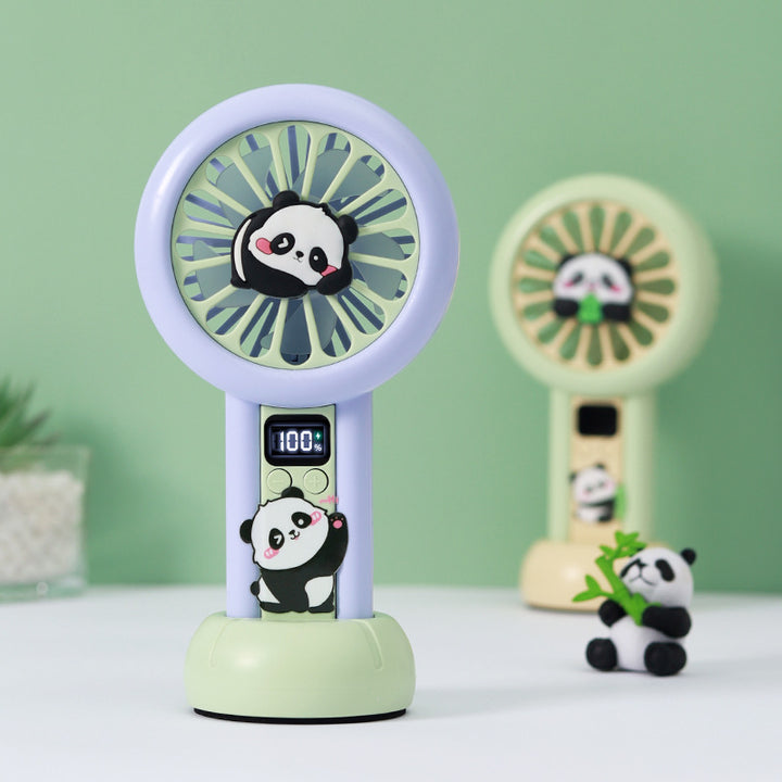 Women portable mini fan with cute panda design Bowlift