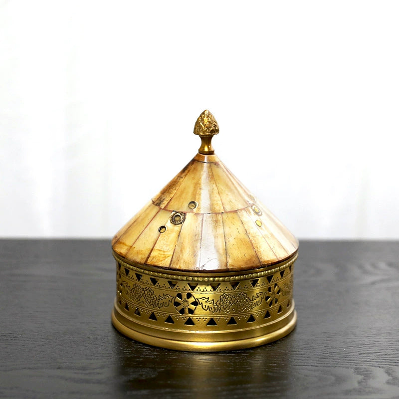 Elegant Brass Candleabra