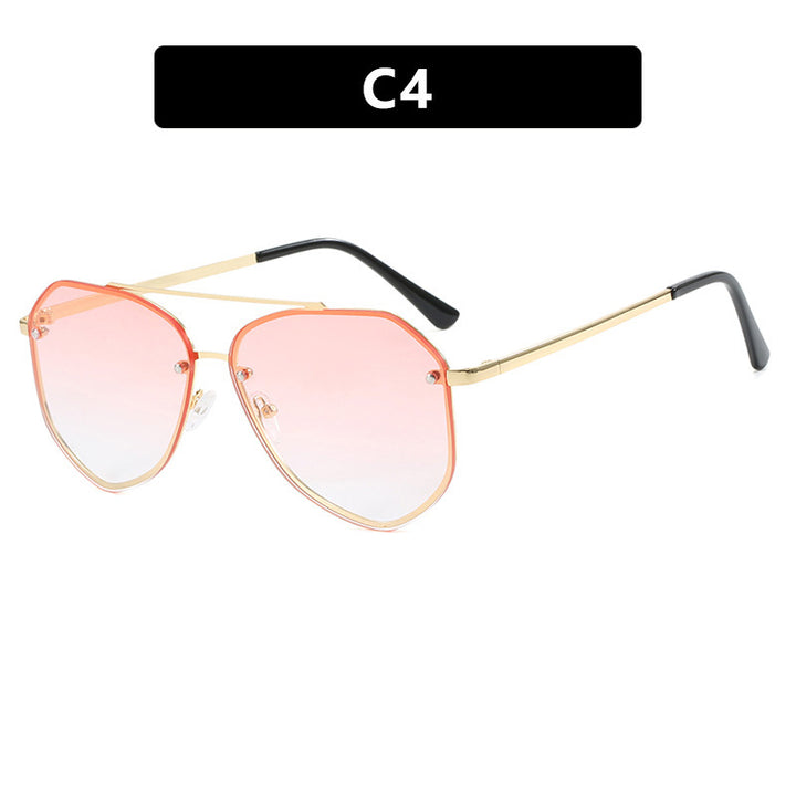 Women's geometric sunglasses with delicate frame Bowlift