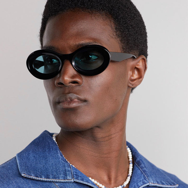 Women’s fashionable oval-shaped sunglasses with innovative design Bowlift