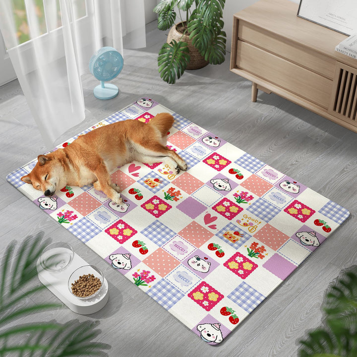 Cute Cartoon Pet Comfort Mat Bowlift
