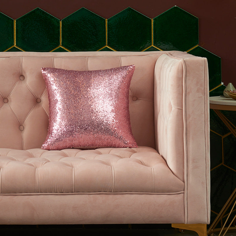 Sparkling Sequin Decorative Pillow