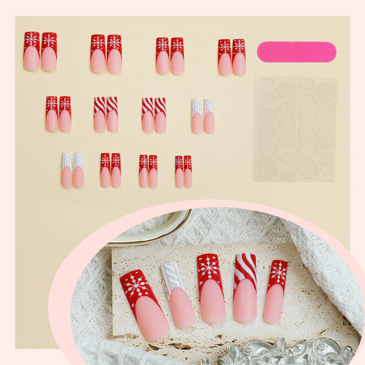Festive Artificial Nail Creations Bowlift