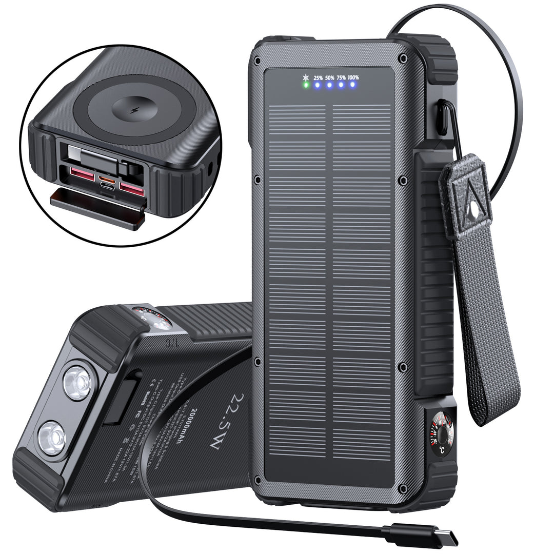 Wearable Solar Power Bank Bowlift