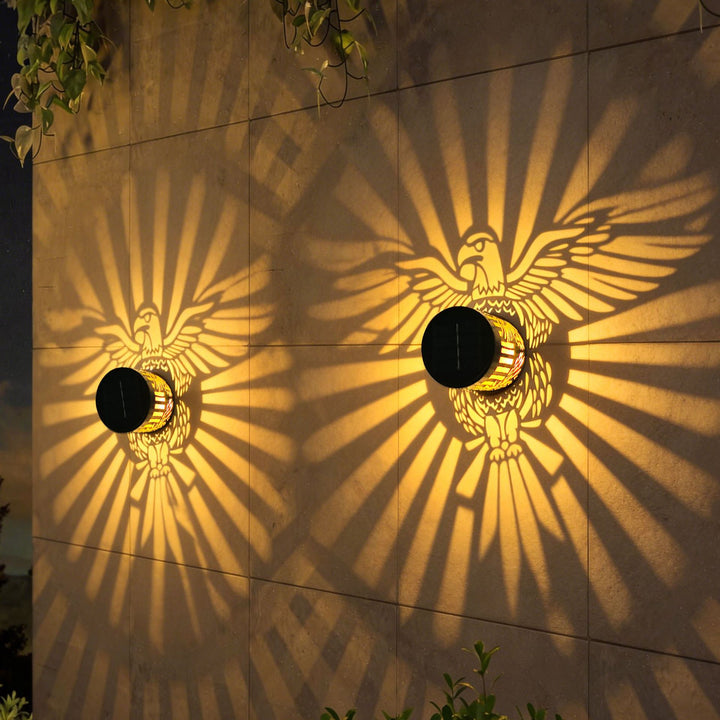 Ornate Filigree Solar Projection Table And Pathway Light Bowlift
