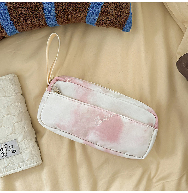 Stylish Zip-Up Cosmetic Pouch