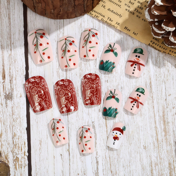 Creative Christmas Nail Design Set Bowlift