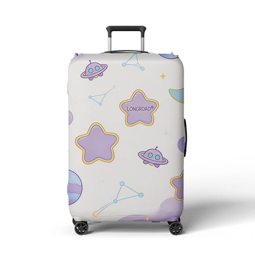 Women's suitcase cover with playful space design Bowlift