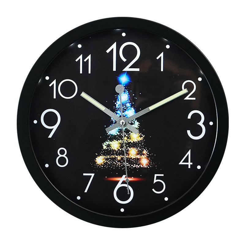 Wall clock with elegant butterfly design Bowlift