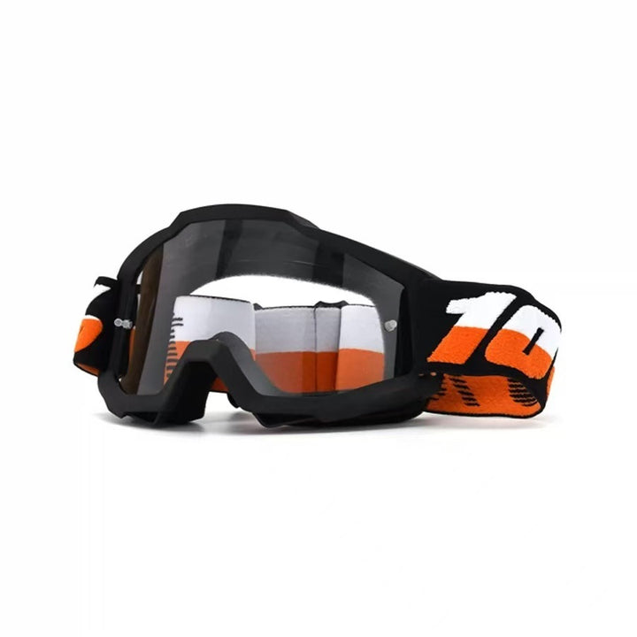 Impact resistant anti fog motocross goggles with OTG fit Bowlift