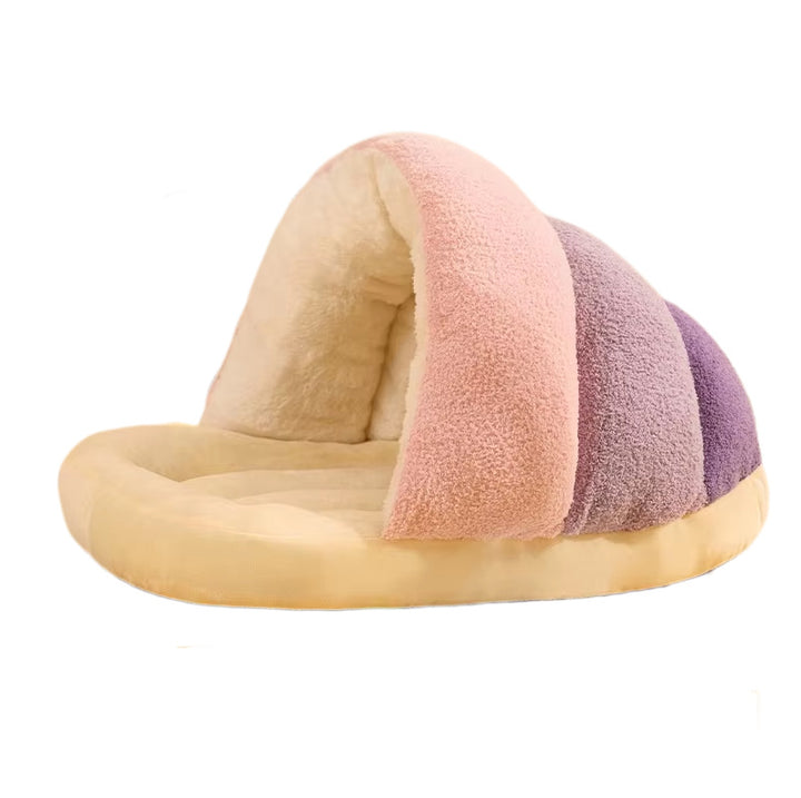 Cozy Enclosed  Hideaway  Dog Bed