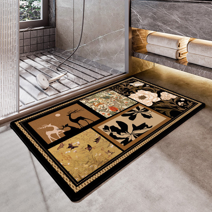 Artistic Multicolored Area Rug Bowlift