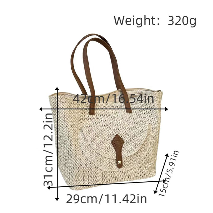 Shopping bag with magnetic closure and reinforced carrying handles Bowlift