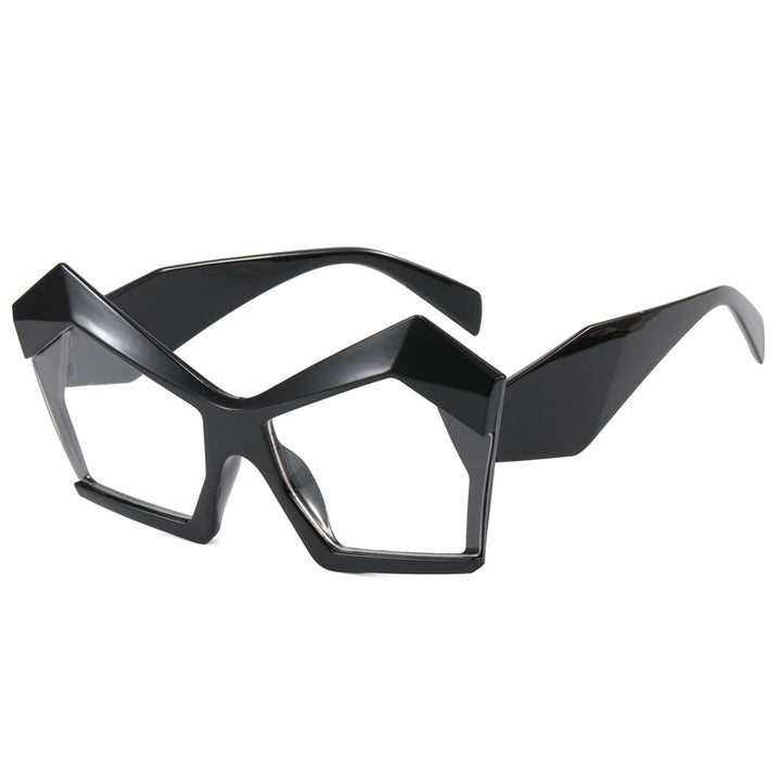Ladies geometric designer glasses Bowlift