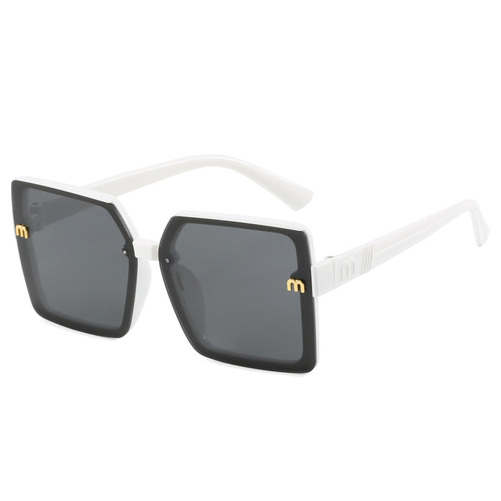 Women's stylish square sunglasses with mirrored gradient Bowlift