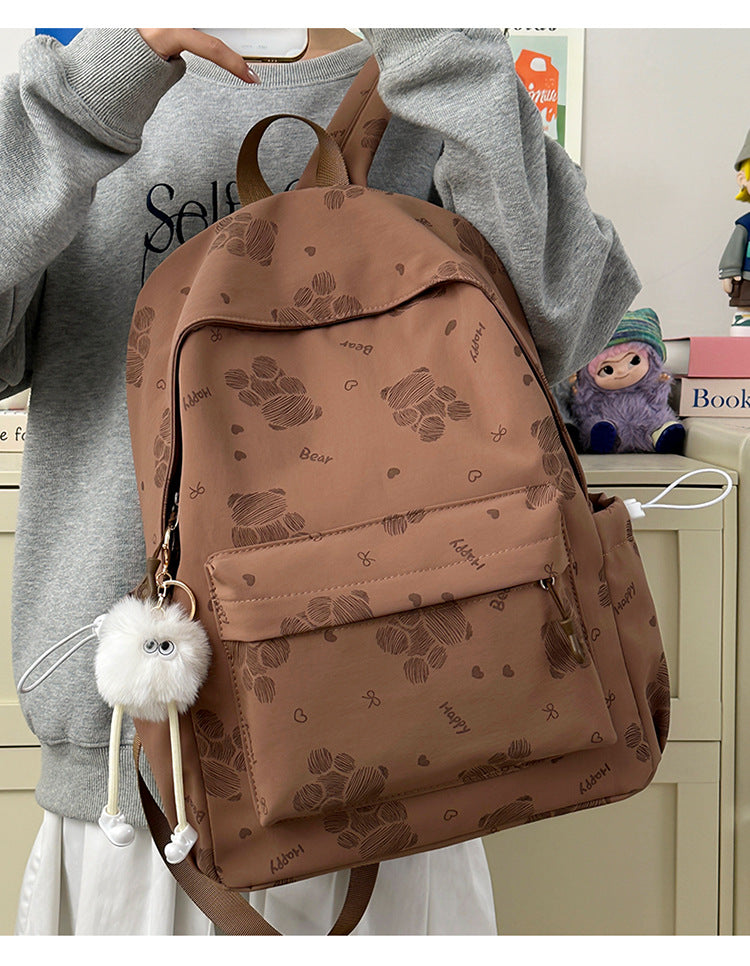Backpack with Cute Paw Designs and Ergonomic Shoulder Straps Bowlift