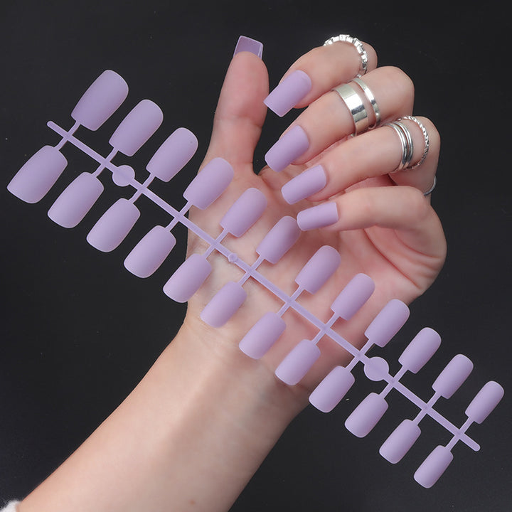 Matte Finish Press-On Nail Set Bowlift