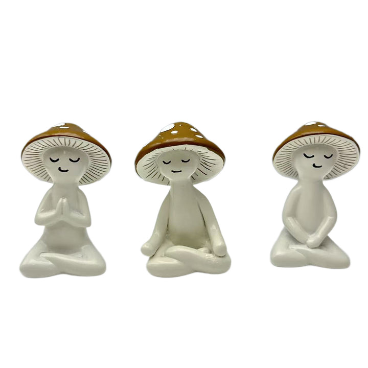 Meditating Mushroom Decoration Figure Bowlift