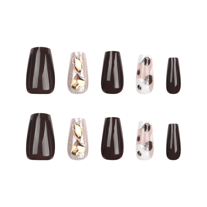 Creative Gel-Nails with Elegant Accents Bowlift