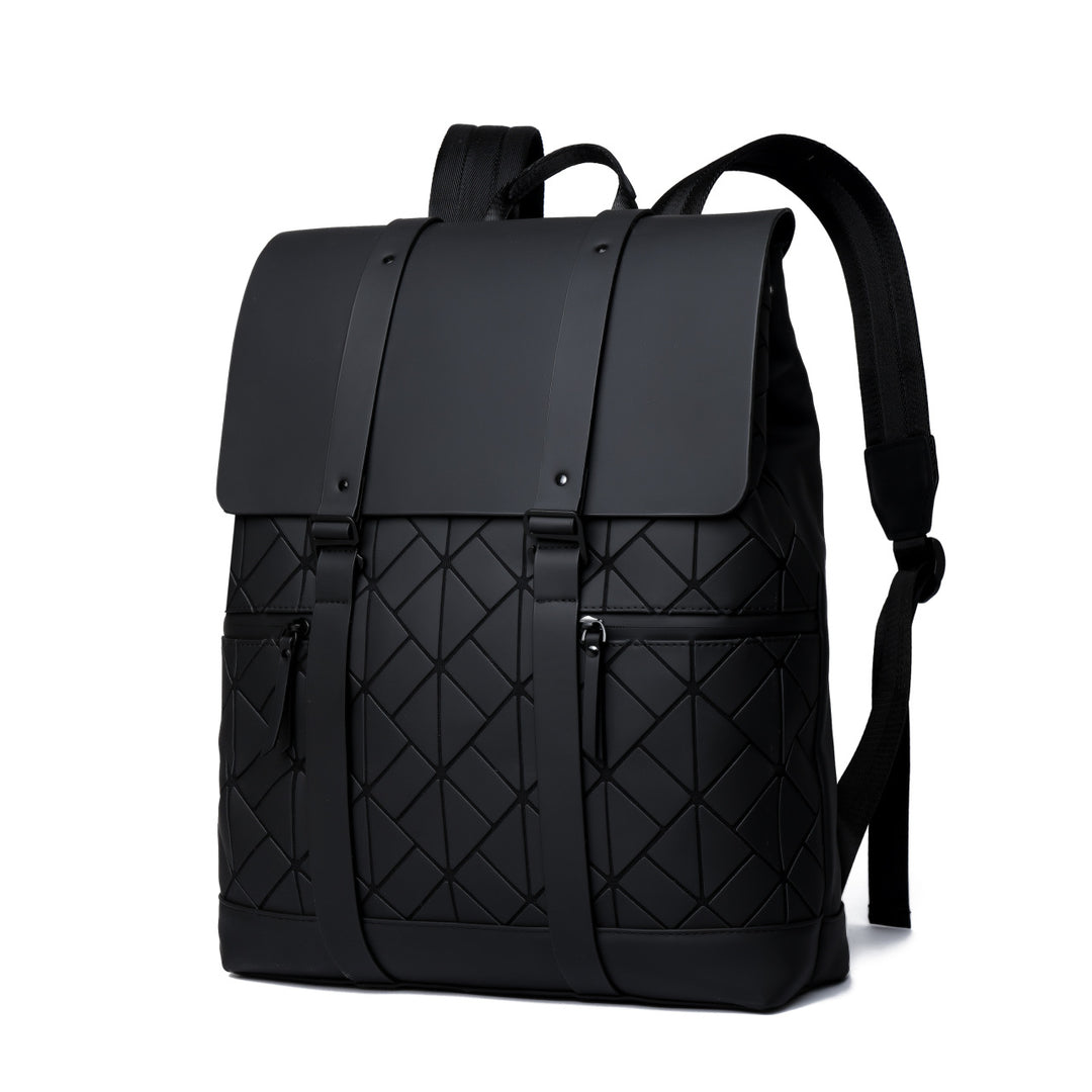 Geometric Pattern Rolltop Backpack Bowlift