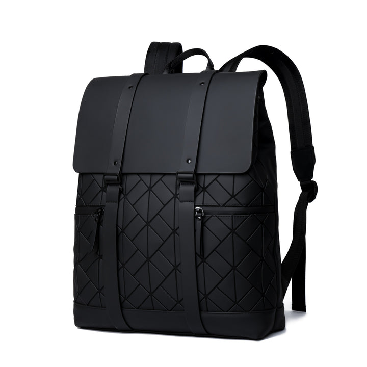 Geometric Pattern Rolltop Backpack Bowlift