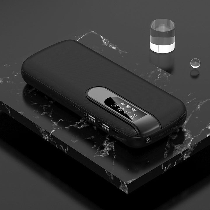 Portable power bank with digital charging display and intelligent fast charging Bowlift