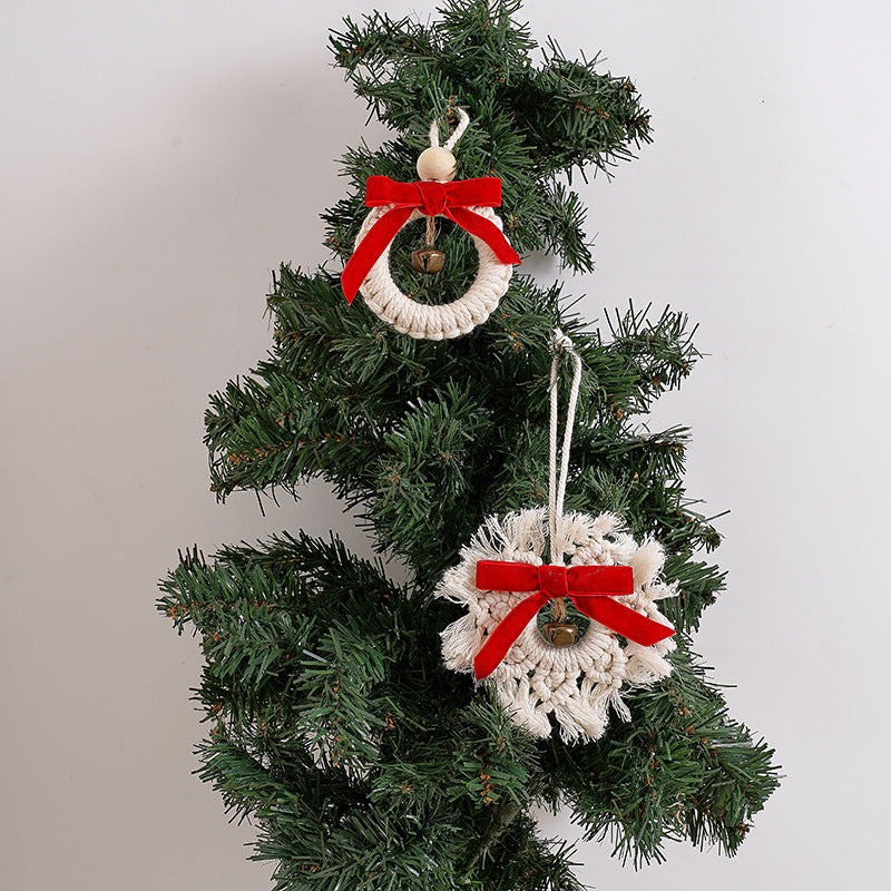 Decorative Macramé Wreath Bowlift