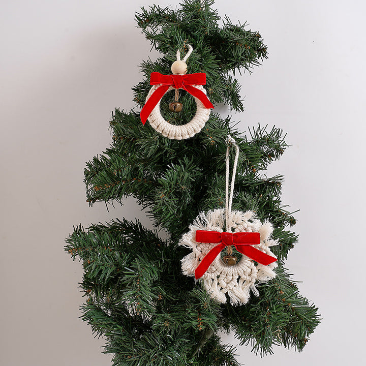 Decorative Macramé Wreath Bowlift